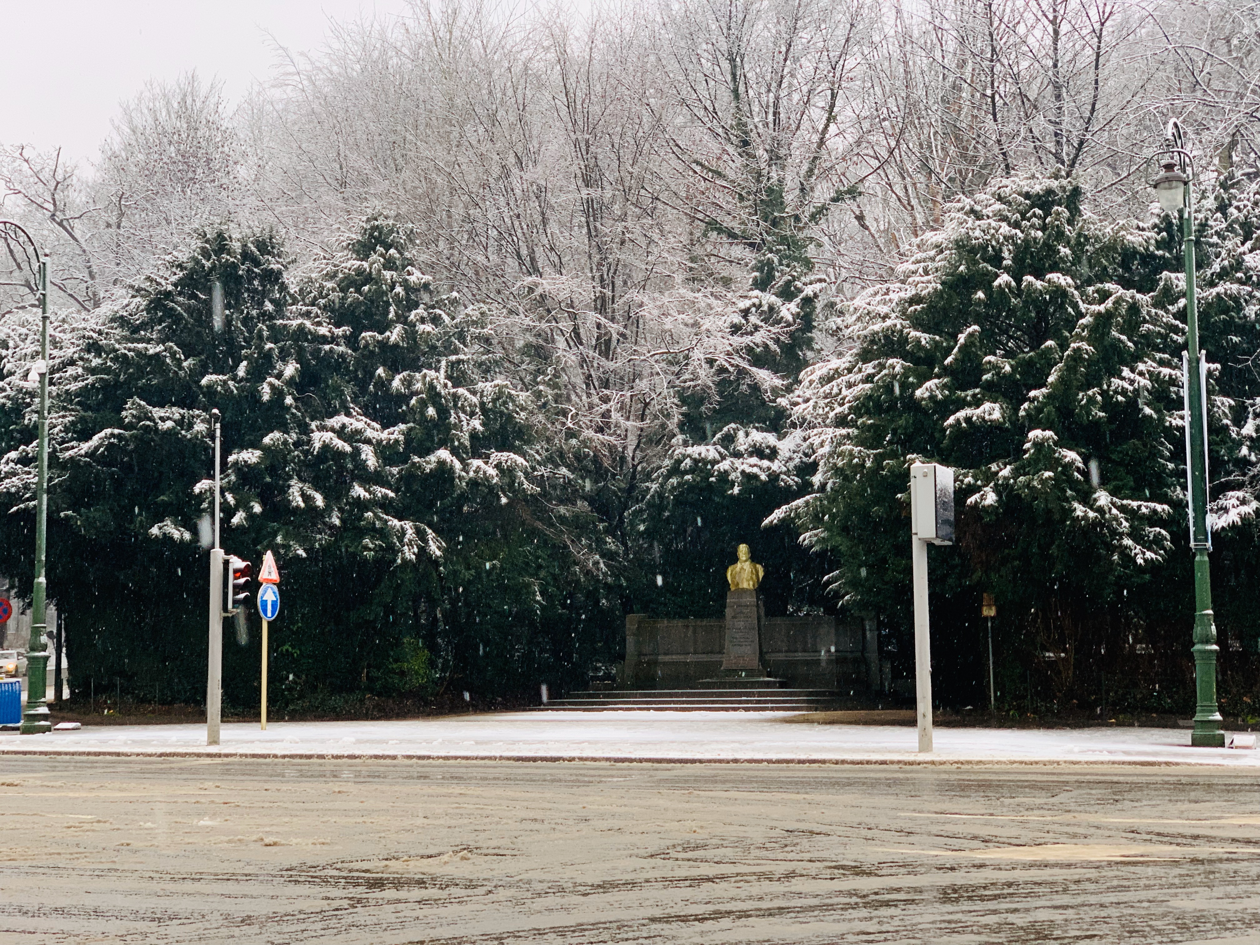 Brussels snow